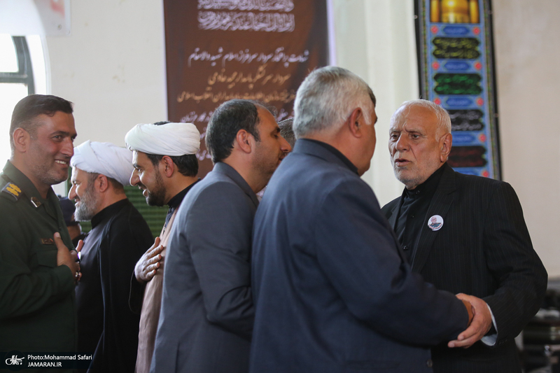 مراسم هفتمین روز شهادت سرلشگر پاسدار شهید مجید خادمی در روستای امیر حاجیلو - فسا