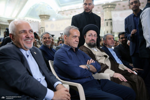 تقدیر از حضور مردم با حضور رئیس جمهور منتخب مسعود پزشکیان