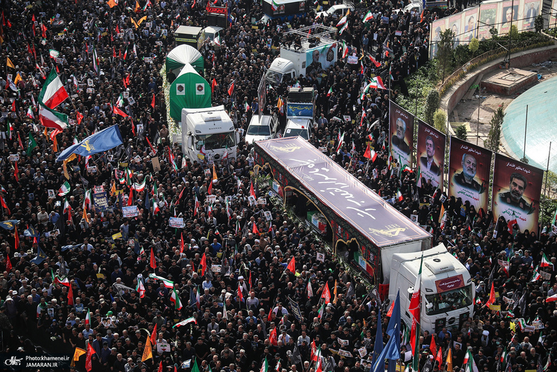مراسم تشییع شهدای جنگ تحمیلی رژیم صهیونیستی در تهران-6