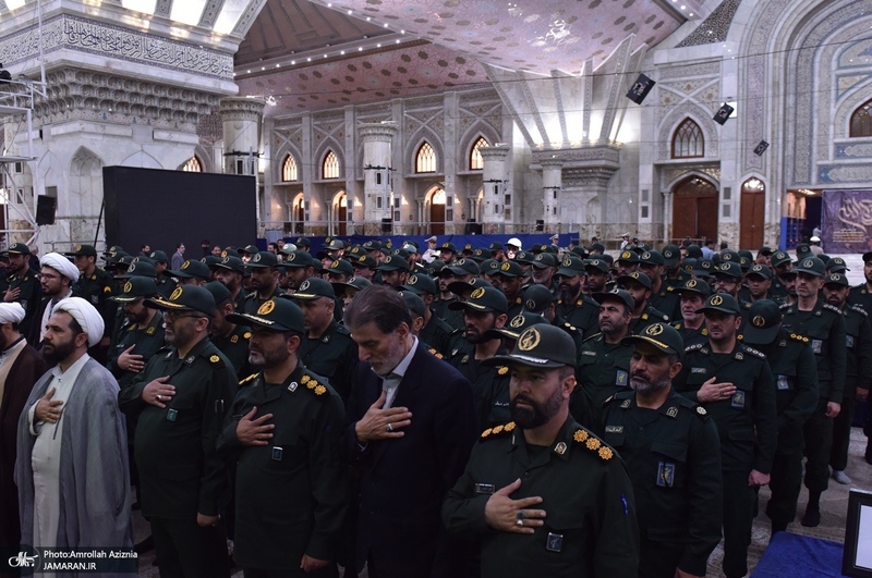 تجدید میثاق فرماندهان و پرسنل تیپ مکانیزه 20 رمضان نیروی زمینی با آرمان‌های امام راحل (ره)