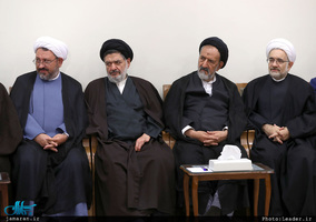 دیدار دست‌اندرکاران کنگره بزرگداشت آیت‌الله مصطفی خمینی(ره) با رهبر معظم انقلاب 