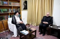 دیدار افشین علا با آیت الله نورمفیدی
