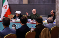 نشست قالیباف با مدیران رسانه‌های کشور برگزار شد  (46)