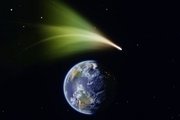 نزدیک شدن یک دنباله‌دار بزرگ به زمین
