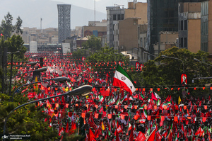 مراسم تشییع پیکر مطهر رهبر شهید انقلاب در تهران -4
