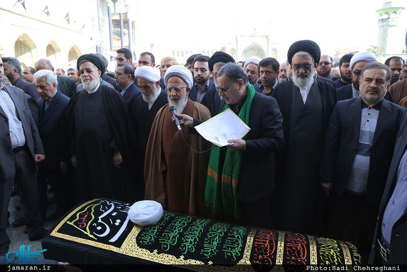 مراسم تشییع و خاکسپاری حجت الاسلام و المسلمین حسن قرهی(ره)