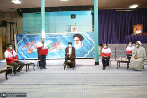 دیدار مدیران، کارکنان و جوانان جمعیت هلال احمر با سید حسن خمینی