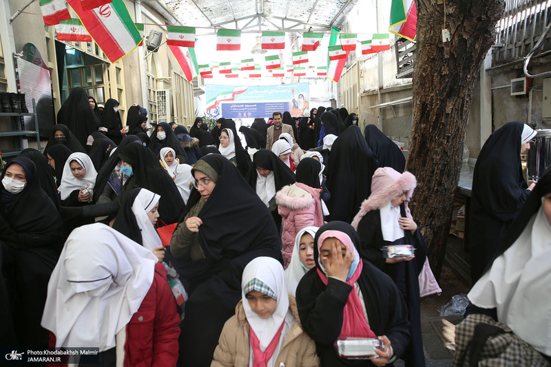 اجتماع نوجوانان انقلابی شمیران در حسینیه جماران‎‎