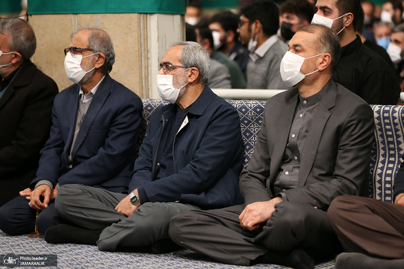 مراسم عزاداری شب شهادت حضرت ‌زهرا (س) در حسینیه امام خمینی