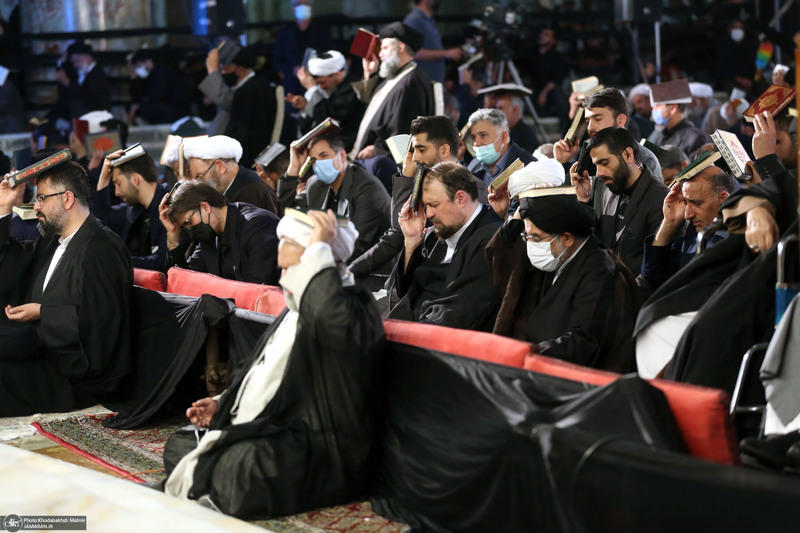 مراسم احیای شب بیست و یکم ماه رمضان در حرم مطهر امام خمینی (س)