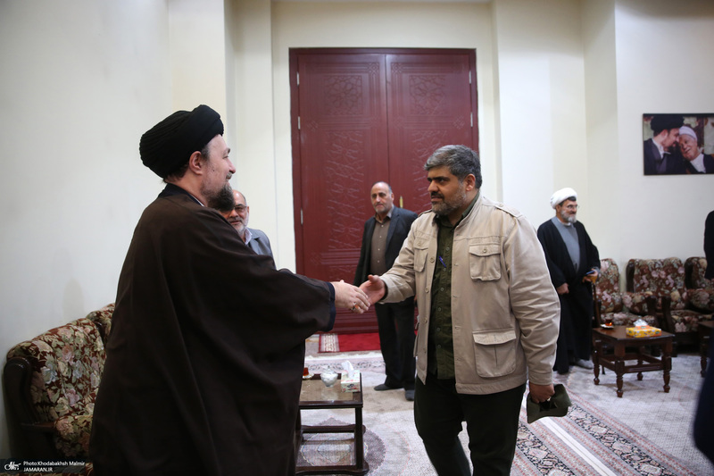 تجدید میثاق رئیس و جمعی از مدیران سازمان صداوسیما با آرمان‌های امام خمینی(س)-2