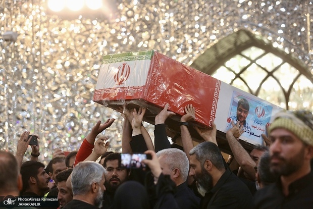 مراسم تشییع و تدفین شهدای اقتدار ایران در روز یکشنبه برگزار شد + عکس ها