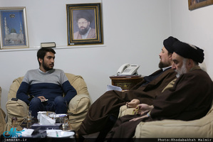 دیدار اعضای شورای مرکزی انجمن اسلامی دانشجویان دانشگاه تهران و علوم پزشکی تهران با سید حسن خمینی