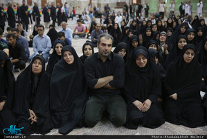 مراسم تشییع پیکر مطهر شهید حمله تروریستی اخیر مازیار سبزعلی در حرم مطهر امام خمینی(س)