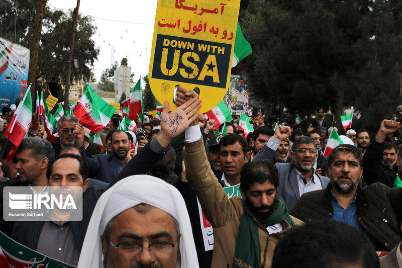 راهپیمایی مردمی در حمایت از اقتدار و امنیت کشور در شهرهای مختلف + تصاویر